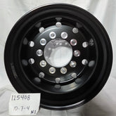 22.5x14.00 Northstar 10x285mm BLACK Super Single 2" Offset (returned item)